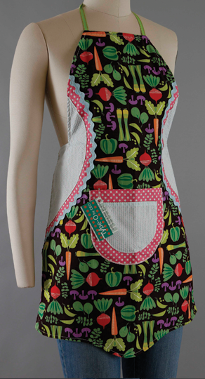 Womens apron: From the garden