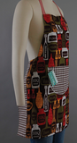 Unisex apron: Retro condiments